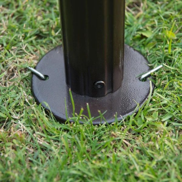 Pavilion/foisor pentru gradina/terasa, cadru aluminiu, cu plasa pentru insecte, cafeniu, 3.90×2.90×2.80 m