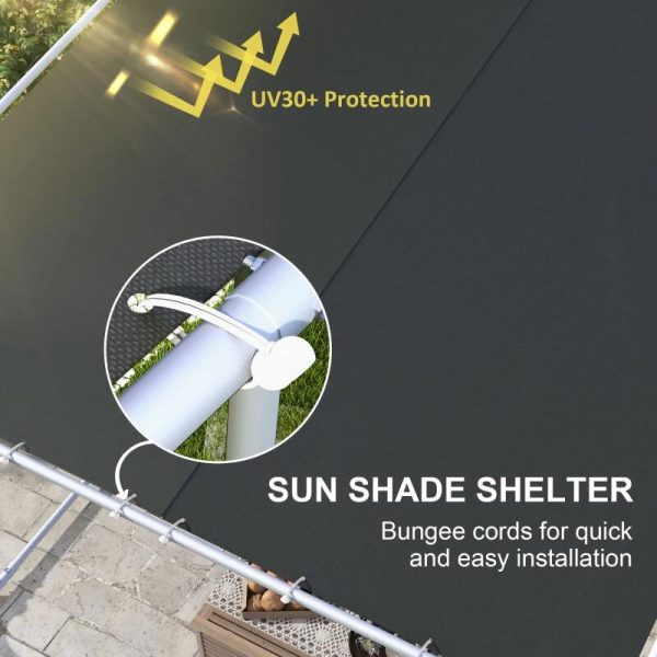 Pavilion pentru gradina/terasa, cu roti, cadru metalic, pliabil, negru, 3.02×3.02×2.5 m