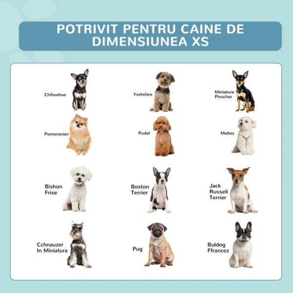 Piscina pentru caini, PVC si panouri din pal, pliabila, albastru, 80×20 cm