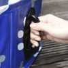 Piscina pentru caini, PVC si panouri din pal, pliabila, albastru, 80×20 cm