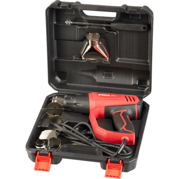 Pistol cu aer cald, 2000 W, cu accesorii, Strend Pro