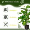 Planta artificiala cu ghiveci, verde, 95 cm