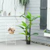 Planta artificiala, bananier cu ghiveci, verde, 150 cm