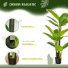 Planta artificiala, bananier cu ghiveci, verde, 150 cm