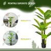 Planta artificiala, bananier cu ghiveci, verde, 150 cm