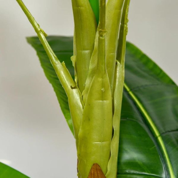 Planta artificiala, bananier cu ghiveci, verde, 150 cm