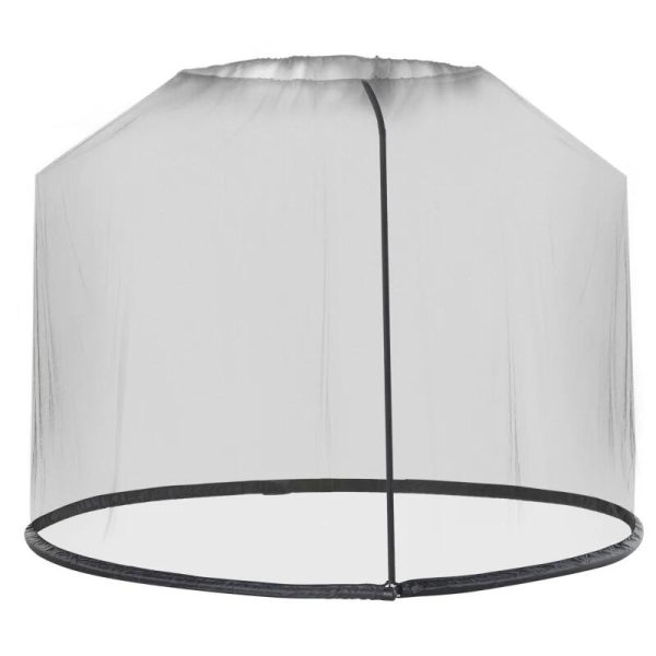 Plasa tantari, muste si alte insecte, pentru umbrela de gradina, material Oxford, negru, 300x230 cm