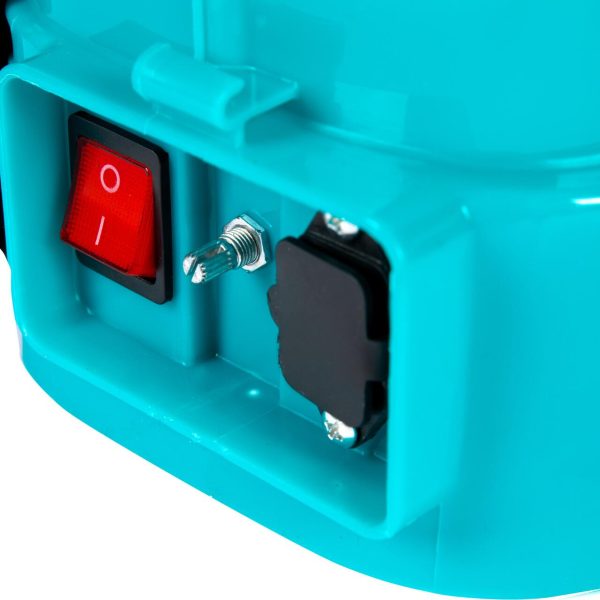 Pulverizator gradina, pompa de stropit, vermorel, Detoolz, electric, pentru spate, cu acumulator 8 Ah, accesorii, 12 L