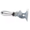 Razuitor inox, maner metalic, multifunctional, 8 cm, Olejnik