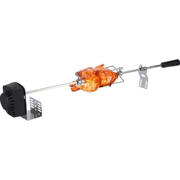 Rotisor cu motor electric, pentru gratar gradina, cu maner, 64 cm, Strend Pro