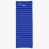 Saltea camping, gonflabila, cu pompa incorporata, impermeabila, plastic 190T, albastru, 195x70x10 cm