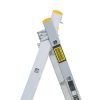 Scara aluminiu, Metalkas, 2 tronsoane, 9 trepte, max 150 kg, 2.4-3.7 m