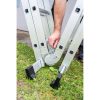 Scara aluminiu, multifunctionala, rabatabila, 4 tronsoane, 4 trepte, max 125 kg, 1.18-4.46 m
