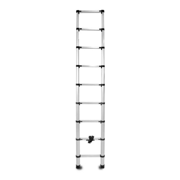 Scara aluminiu telescopica, Drabest, 9 trepte, max 125 kg, 0.88-2.6 m