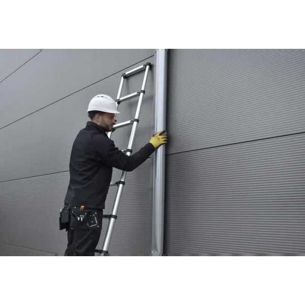 Scara aluminiu telescopica, Drabest, 9 trepte, max 125 kg, 0.88-2.6 m
