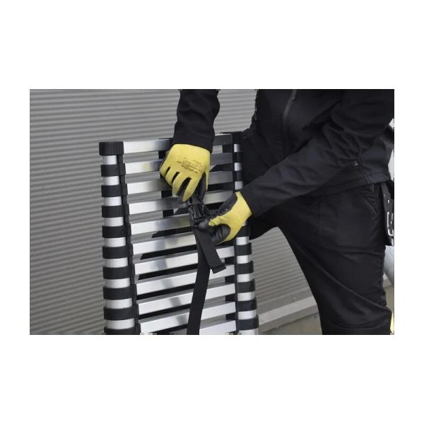 Scara aluminiu telescopica, Drabest, 9 trepte, max 125 kg, 0.88-2.6 m