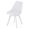 Set masa de toaleta/machiaj Antonia + scaun Mark, alb, sertare lucioase, cu oglinda si LED-uri, 155x42x135 cm