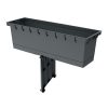 Set 2 jardiniere decorative, antracit, 58x18x49.8 cm, Urbi Case