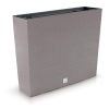 Set 2 jardiniere decorative, imitatie ratan, cafeniu, 58x18x49.8 cm, Rato Case