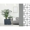 Set 2 jardiniere decorative, imitatie ratan, antracit, 58x18x49.8 cm, Rato Case