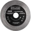 Set 2 discuri diamantate turbo subtire, dublu segmentat, placi ceramice, taiere umeda si uscata, 125x10x20x22.23 mm, Richmann Exclusive