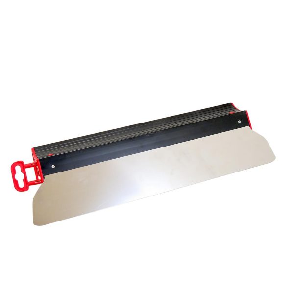 Set gletiera profesionala, inox, 40 cm x 0.3 mm, adaptor, maner prelungitor 0.73-1.2 m, Lanoliv