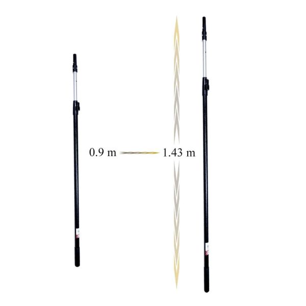Set 5 gletiere profesionale, lama inox 0.3 mm, 25, 40, 60, 80, 100 cm, adaptor, maner telescopic, rola gletuit, spaclu, geanta, Fullsoft, Olejnik
