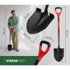 Set harlet, cazma, ascutit, margini zimtate, maner fibra sticla, 115 cm, cu manusi, RedShark