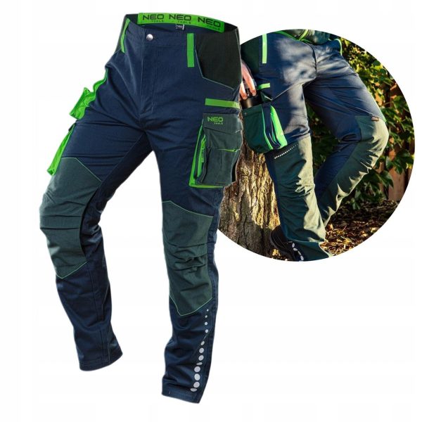 Set imbracaminte de protectie, model Premium, bumbac/poliester/elastan, bleumarin, marime XXL/56, NEO