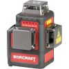 Nivela laser, verde, 360°, 3x3D, 20V Li-ion, cu suport magnetic, acumulator, incarcator, geanta, ochelari, placa tinta, 50 m, Worcraft