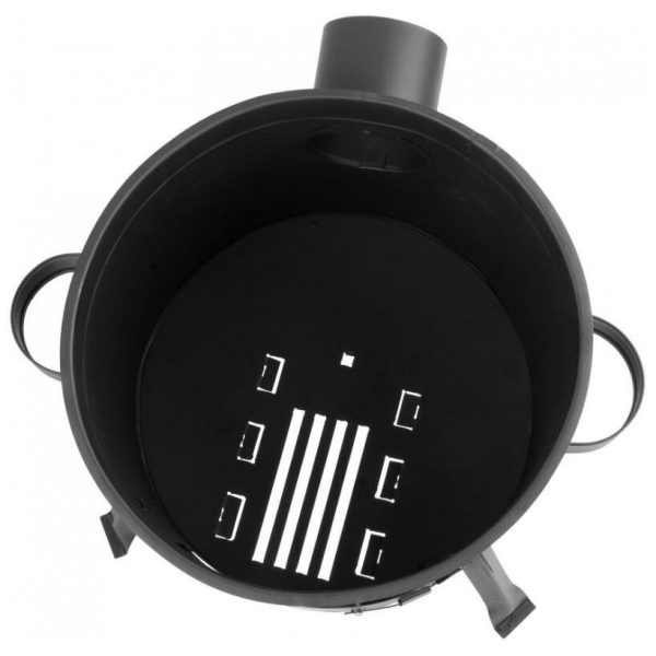 Set soba cu ceaun/tuci, cu burlane, 42 cm, ceaun de 22 L, polonic, lingura de lemn, Artool