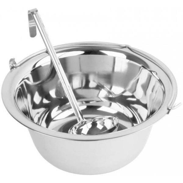 Set soba cu ceaun/tuci, cu burlane, 36 cm, ceaun de 13 L, polonic, lingura de lemn, Artool