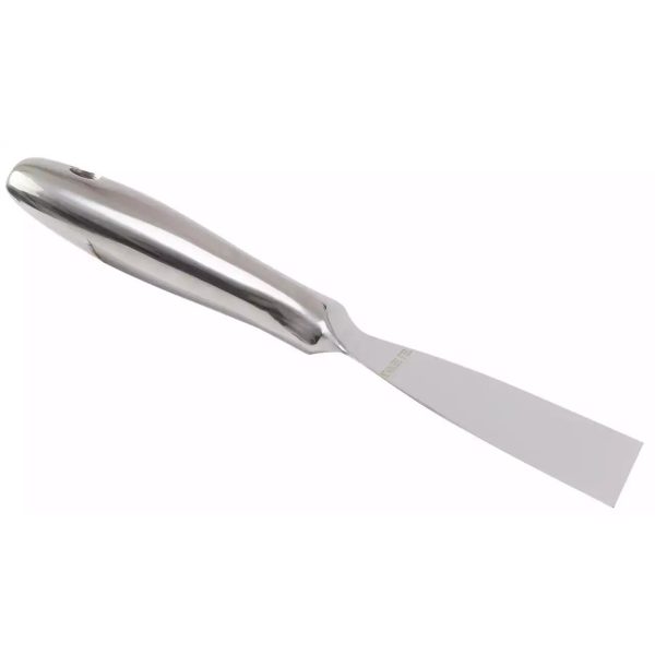 Spaclu inox monobloc, maner metalic, 4 cm, Olejnik