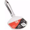 Spaclu/spatula inox pentru galeata, lama curbata, maner metalic, 16 cm, Olejnik