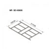 Structura metalica pentru baza casuta/magazie/sopron de gradina 2172912, 102x217 cm, Strend Pro