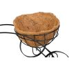 Suport metalic pentru ghiveci flori, Strend Pro, model bicicleta cu cos, 30x48x30 cm