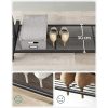 Suport mobil cu roti pentru haine, Artool, cu raft incaltaminte, otel, negru, max 40 kg, 90.5×40.5×158 cm