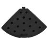 Suport pentru umbrela cu articulatie tip banana, set 4 elemente, HDPE, negru, 100x8 cm