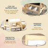 Tabla tip sevalet pentru desen/pictura, cu 2 fete, 3 in 1, 2 compartimente, 58×50.5×109 cm