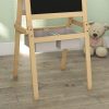 Tabla tip sevalet pentru desen/pictura, cu 2 fete, 3 in 1, 2 compartimente, 58×50.5×109 cm