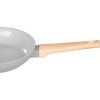 Tigaie ceramica cu maner lemn, rotunda, 24 cm, MagicHome Harmony