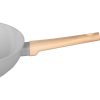 Tigaie tip Wok, ceramica, maner lemn, 28 cm, MagicHome Harmony