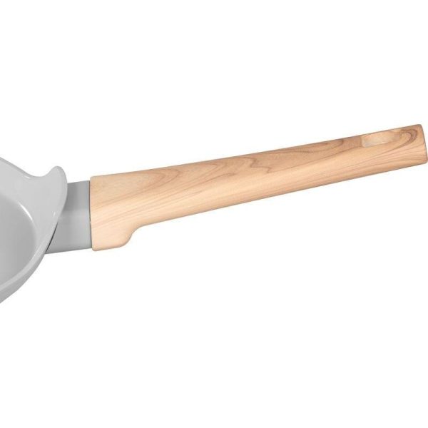 Tigaie clatite, ceramica, maner lemn, 24 cm, MagicHome Harmony