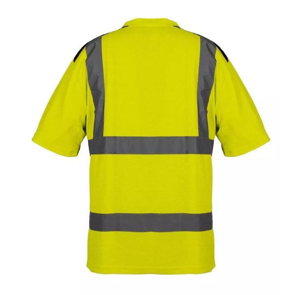 Tricou de lucru, reflectorizant, galben, model Visibility, marimea M/50