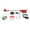 Motocoasa, trimmer, pentru tuns iarba, electric, cu acumulator 21V Litiu, 3000 mAh, incarcator si accesorii