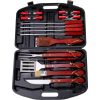 Ustensile pentru barbecue, grill, gratar, inox, cu geanta, set 19 piese, Strend Pro Grill