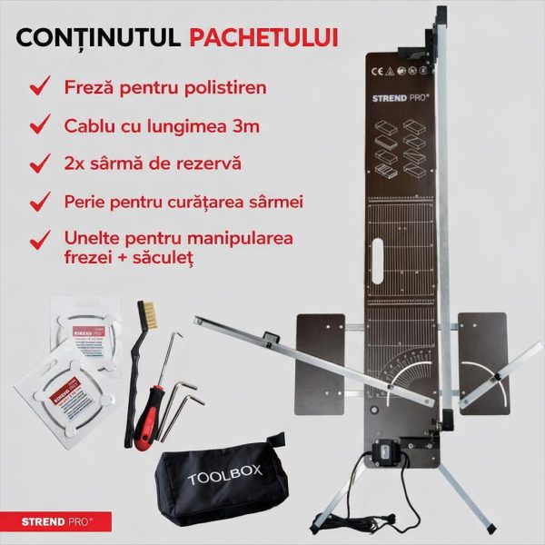 Aparat electric taiat polistiren, 200 W, 170×30 cm, Strend Pro