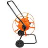 Furtun cu carucior metalic pentru gradina, pistol de stropit, 1/2″, 30+2 m, 6 straturi, antirasucire, Richmann Exclusive