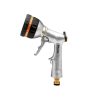 Furtun cu carucior metalic pentru gradina, pistol de stropit, 1/2″, 30+2 m, 6 straturi, antirasucire, Richmann Exclusive