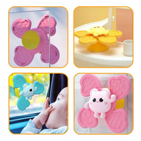 Set 3 jucarii interactive, model “FIDGET SPINNER J001” pentru copii sau bebelusi